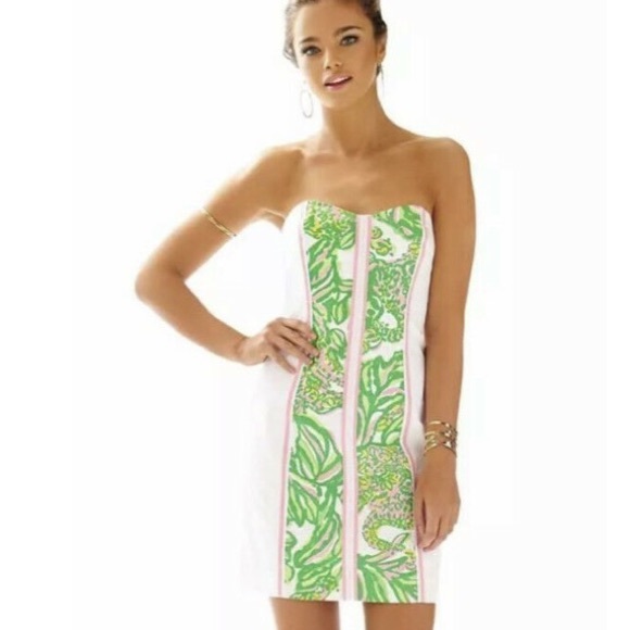 Lilly Pulitzer Seeing Pink Elephant Angela Dress